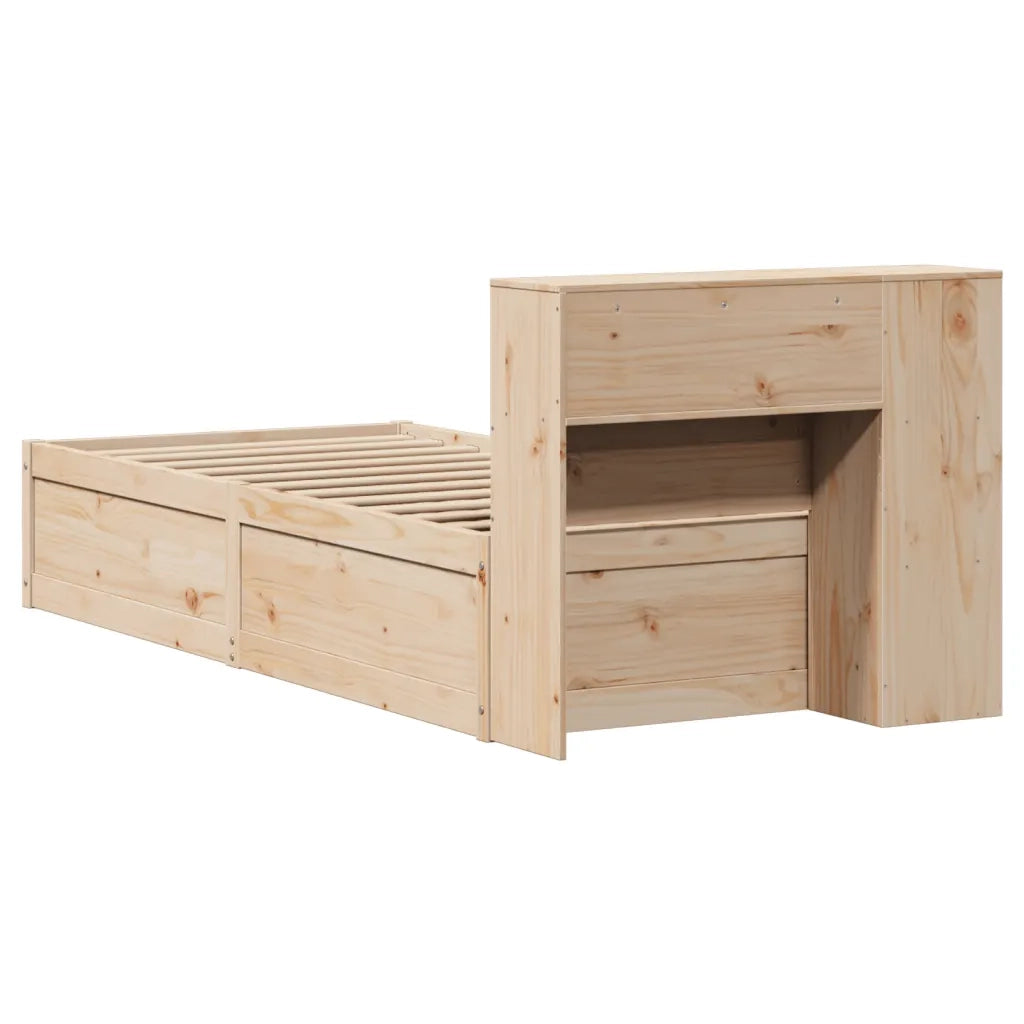 Giroletto senza Materasso 75x190 cm in Legno Massello di Pino