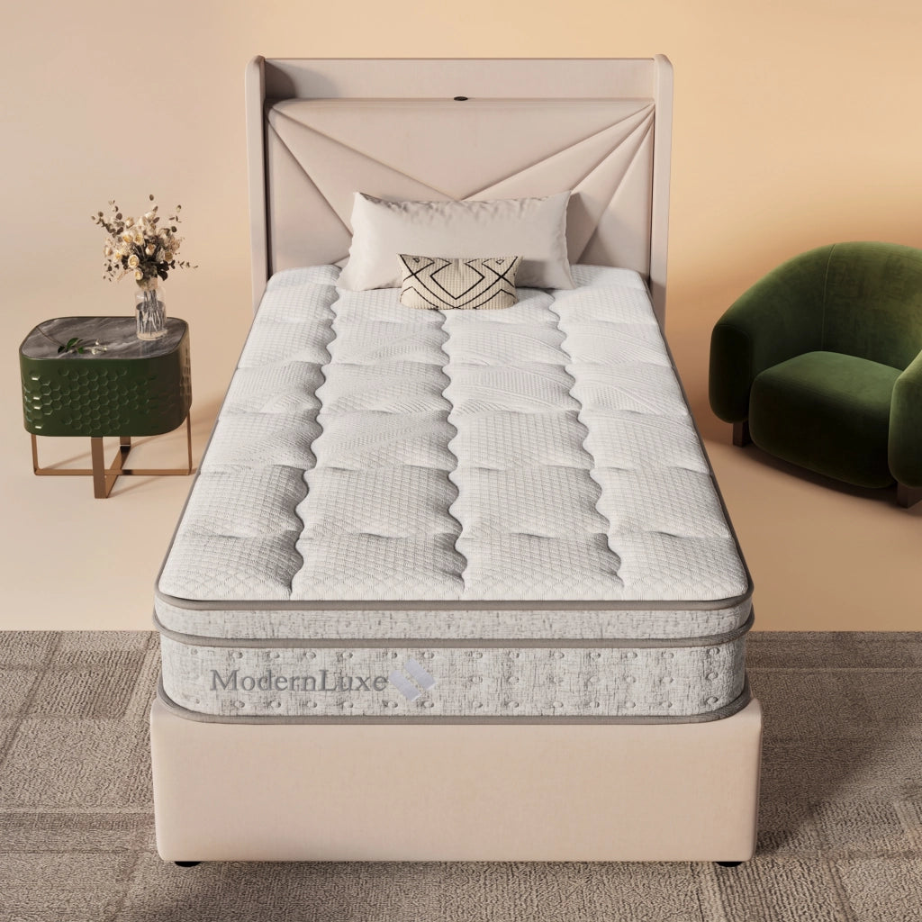 Materasso a Molle Insacchettate 90x200 ¨C MINIMAL ¨C Schiuma Fredda H3, 25cm, OEKO-TEX