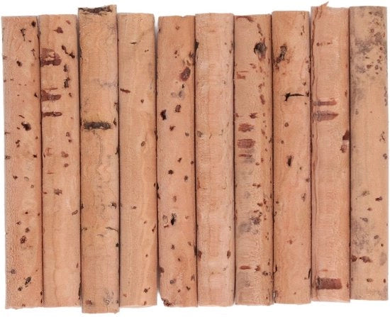 Stick di pesca in legno di quercia - 10 pezzi - Leggero - Galleggiante - Facile da utilizzare - Portatile - Attirante