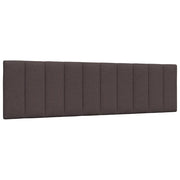 Coussin de tête de lit Hanko marron foncé 180 cm tissu