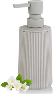 Dispensatore di sapone per mano in plastica - Capacità 250ml - Navicollegabile - Ideale per bagno e cucina - Facile da riempire e pulire - Pompa di sapone