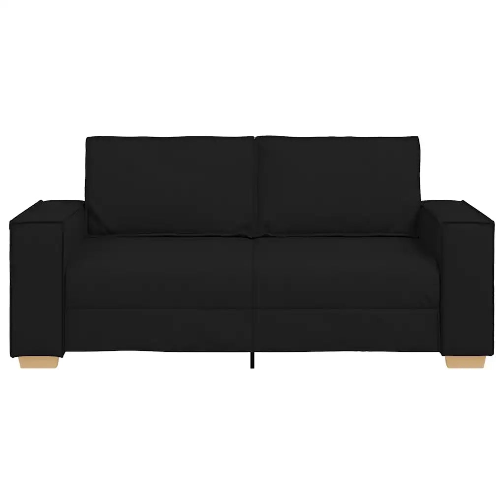 Divano a 2 posti Nero 180x78x84 cm Tessuto 4104982