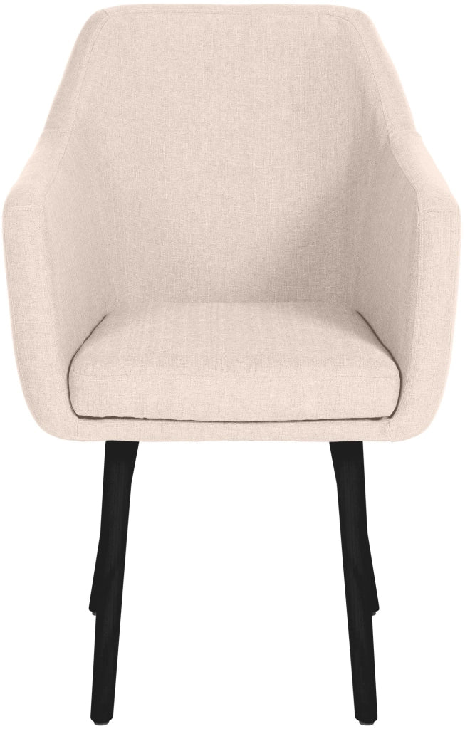 Sedia visitatore Utrecht in tessuto Beige,nero