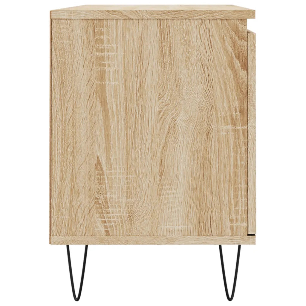 vidaXL Mobile Porta TV Rovere Sonoma 104x35x50 cm in Legno Multistrato