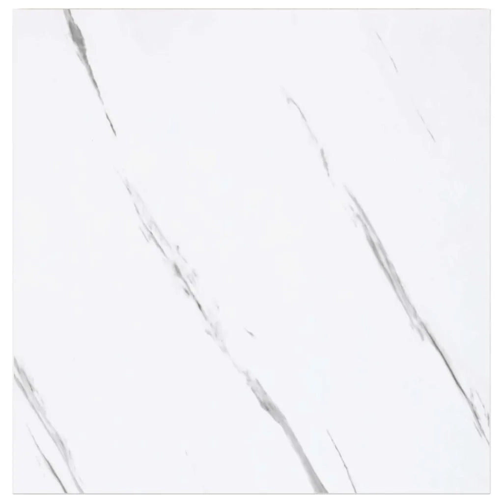 Scaffale da parete 4 pcs Marmo Bianco 23 x 23,5 x 4 cm 42019961