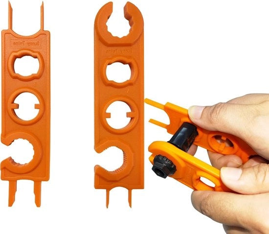 Chiave di connessione per pannelli solari premium - chiave rapida per strumenti di separazione in colore arancione