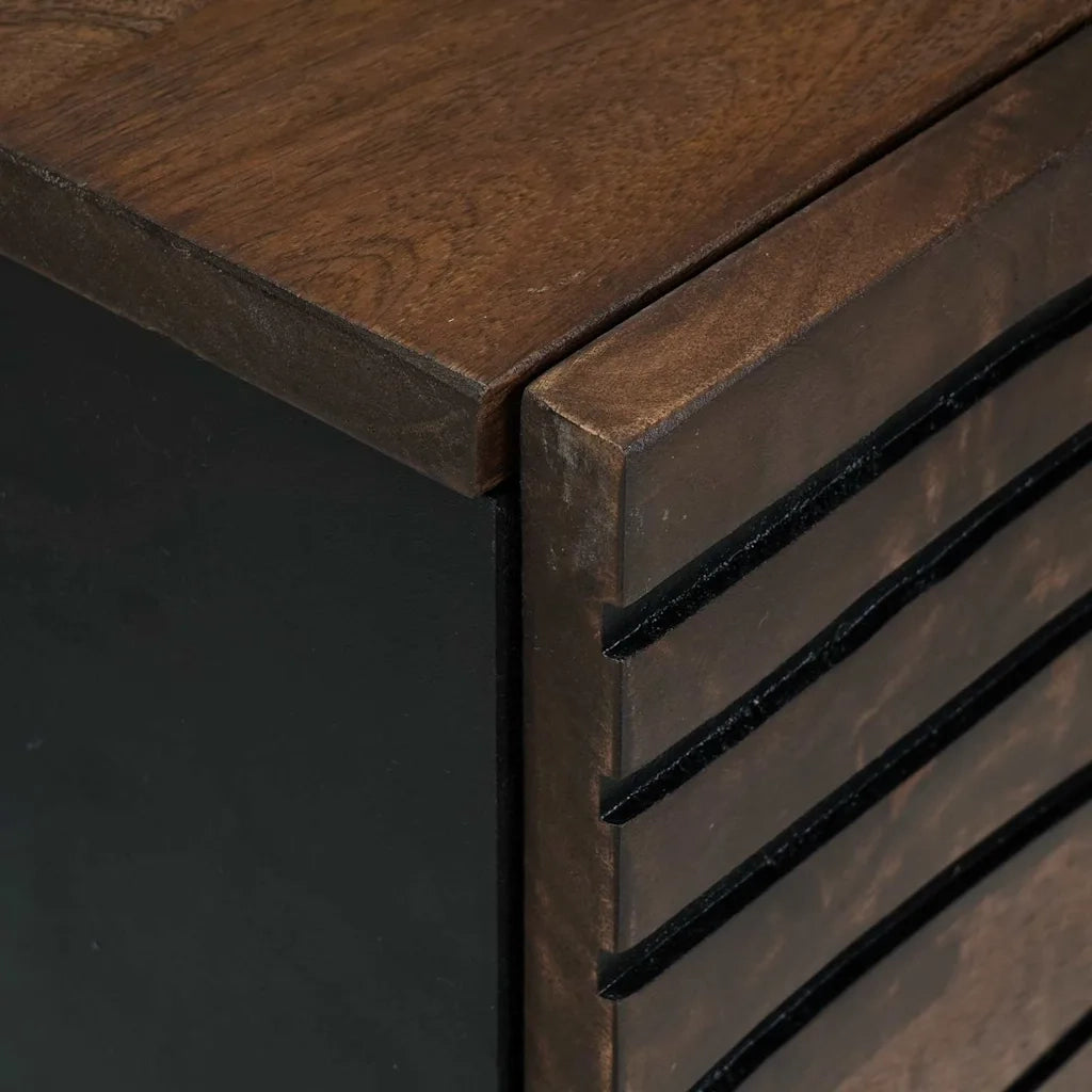 Credenza Marrone 40 x 33 x 75 cm legno massello di mango 4018031