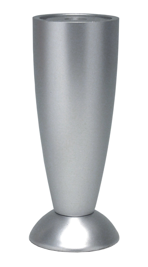 PIEDINO REGOLABILE ABS 120 MM B0229 ALLUMINIO- GS PLAST- 5,0 pz
