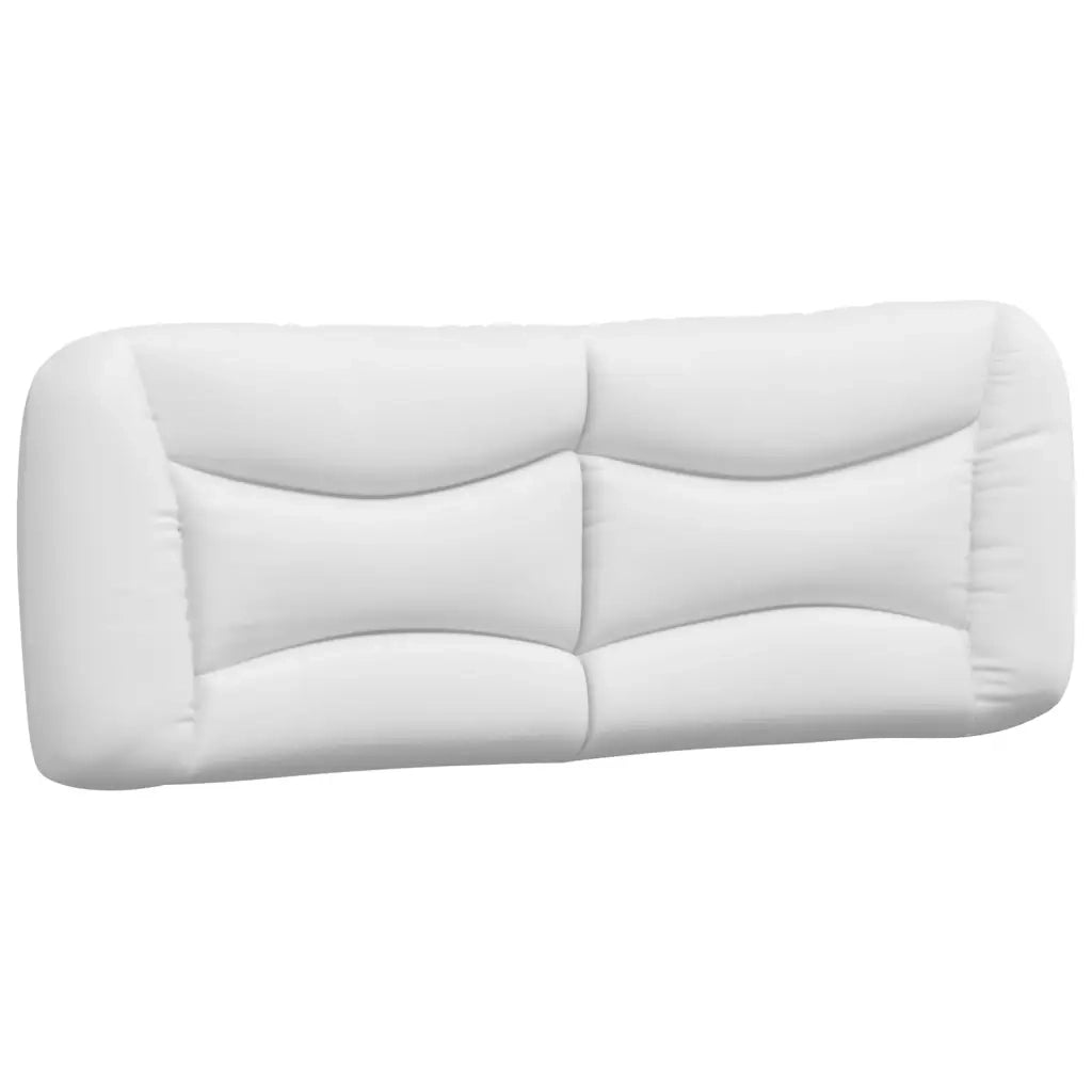 Letto con Materasso Hvar Nero e Bianco 120x200 cm in Similpelle