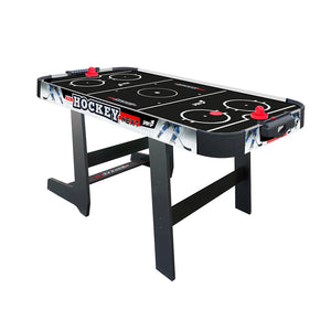 Tavolo Air Hockey Microforato Pieghevole Salvaspazio Nero