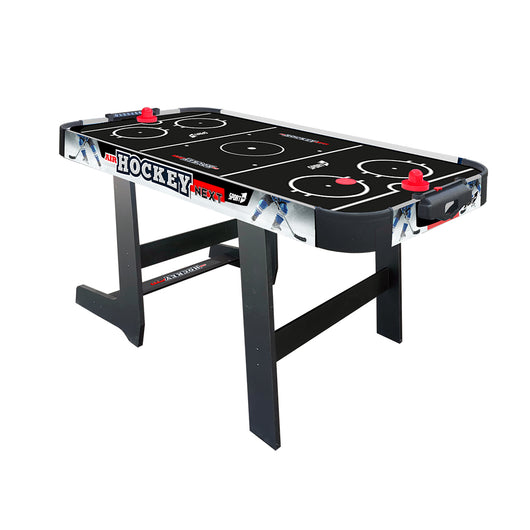 Tavolo Air Hockey Microforato Pieghevole Salvaspazio Nero