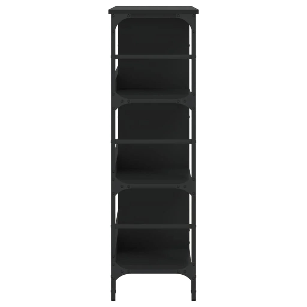 Credenza buffet cassettiera mobile contenitore organizer cucina soggiorno soggiorno 102 x 32 x 103,5 cm derivati ​​del legno nero 02_0035814