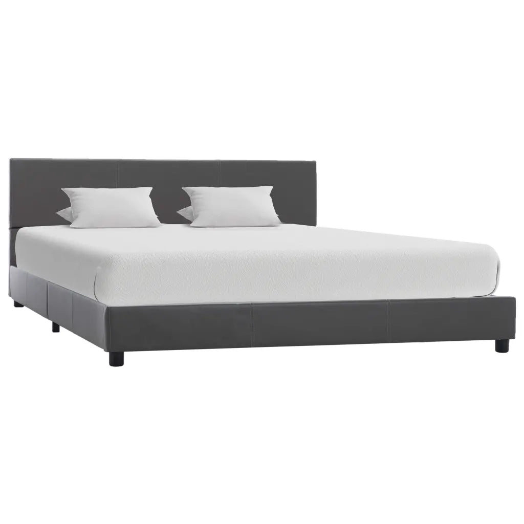 Giroletto Grigio in Similpelle 160x200 cm