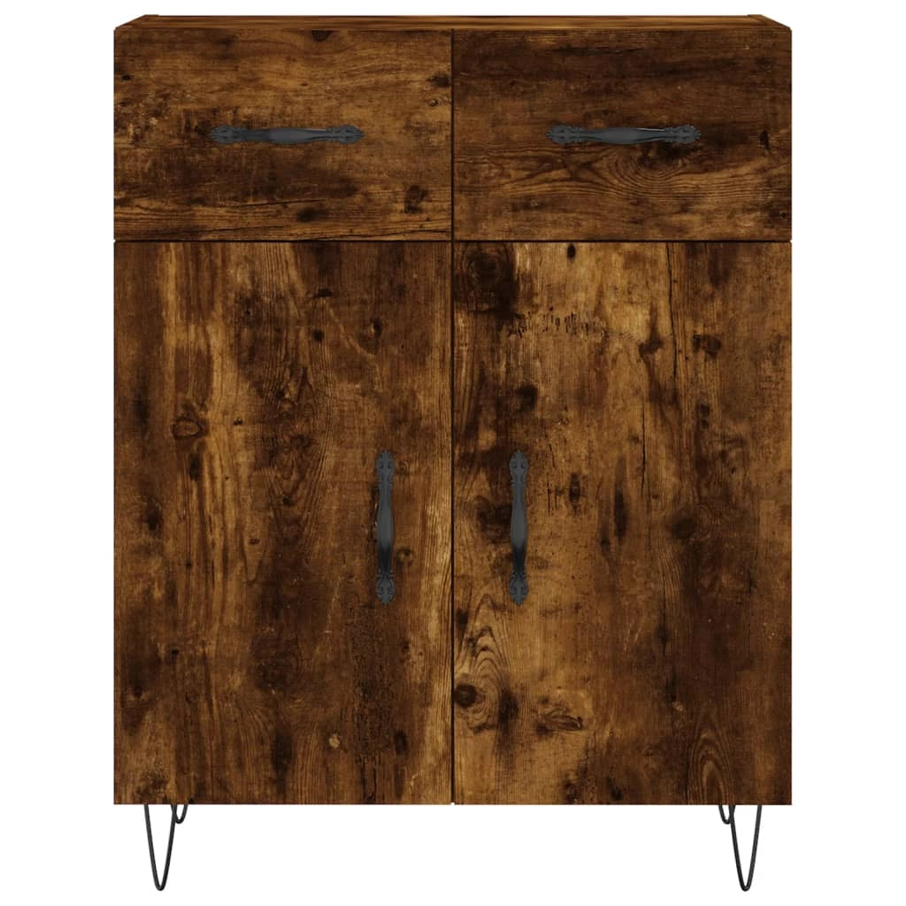 Buffet credenza cassettiera armadio mobile contenitore organizer per cucina soggiorno salotto 69,5 x 34 x 90 cm legno ingegnerizzato marrone 02_0031020