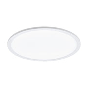 Plafoniera Moderna Sarsina-A Alluminio Bianco Luce Led Integrato 21,5W