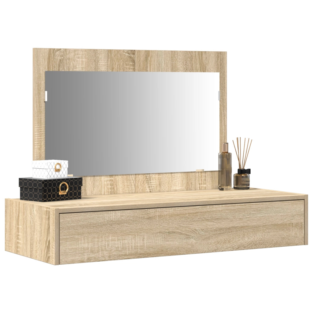 Toeletta a Muro Rovere Sonoma 100x40x70 cm