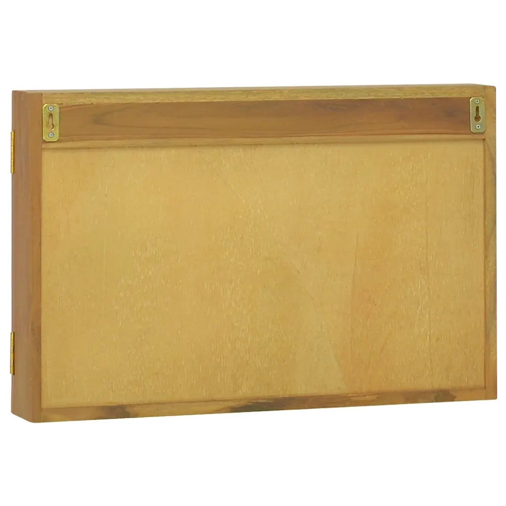 Mobile a Specchio 60x10x40 cm in Legno Massello di Teak 338242