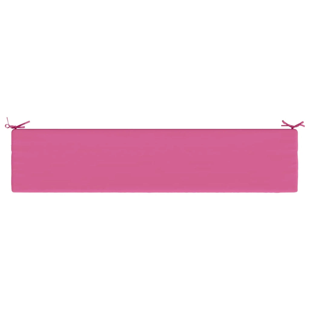 Cuscino per panchina SOEST 100% Poliestere Rosa 170 x 40 x 5 cm 949128