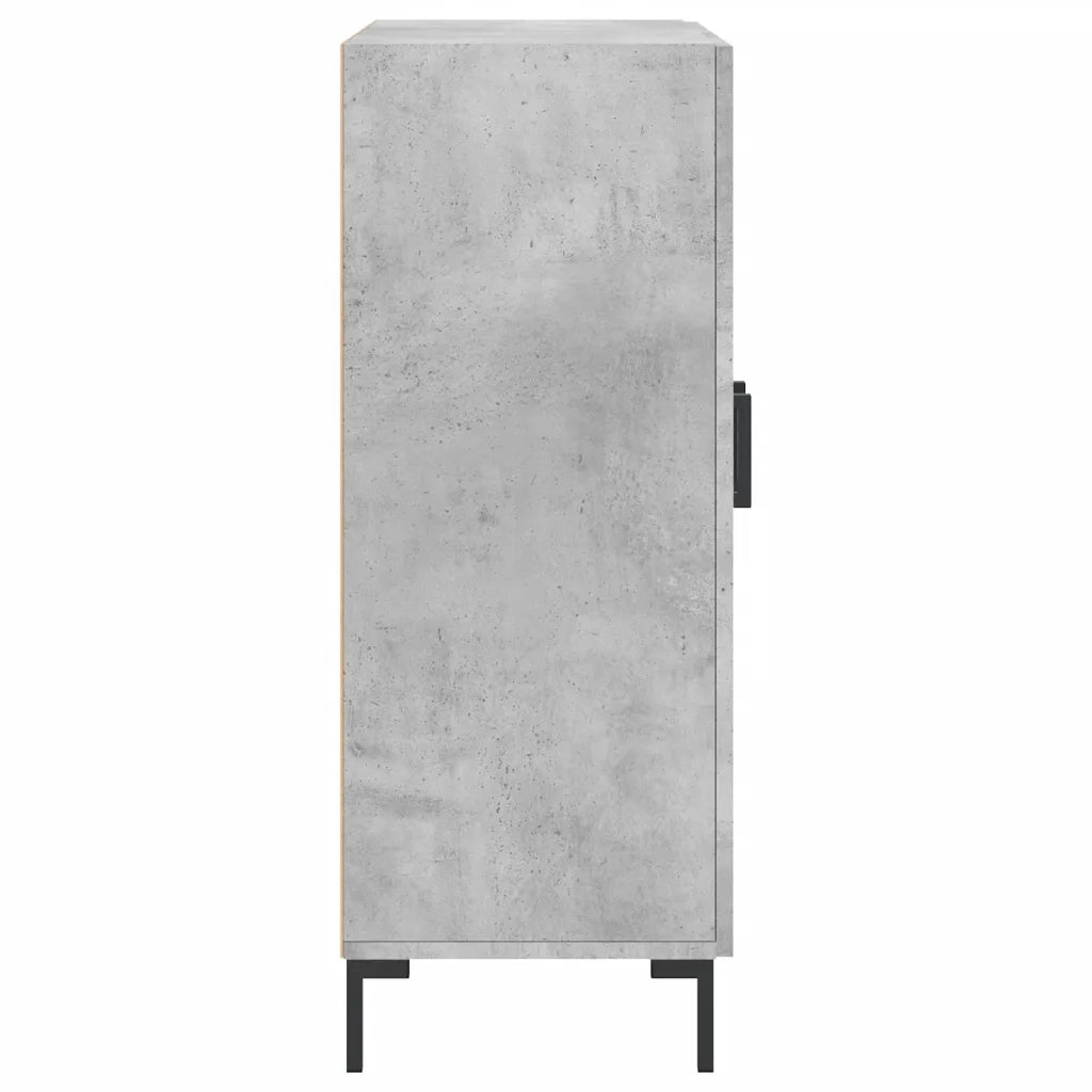 Credenza-Buffet-Armadio da cucina Grigio Cemento 69,5x34x90 cm in Legno Multistrato 390219