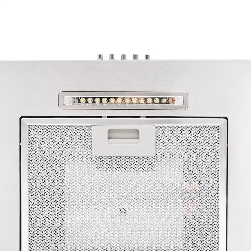 Cappa Aspirante a Muro 60 cm Acciaio Inossidabile 756 m³/h LED 50667