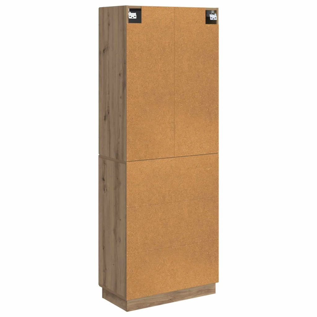 Set di armadi 2 pcs Rovere Artigianale Legno ingegnerizzato