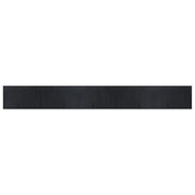 Tappeto del soggiorno | Tappeto Rettangolare Nero 60x500 cm in Bamb¨´