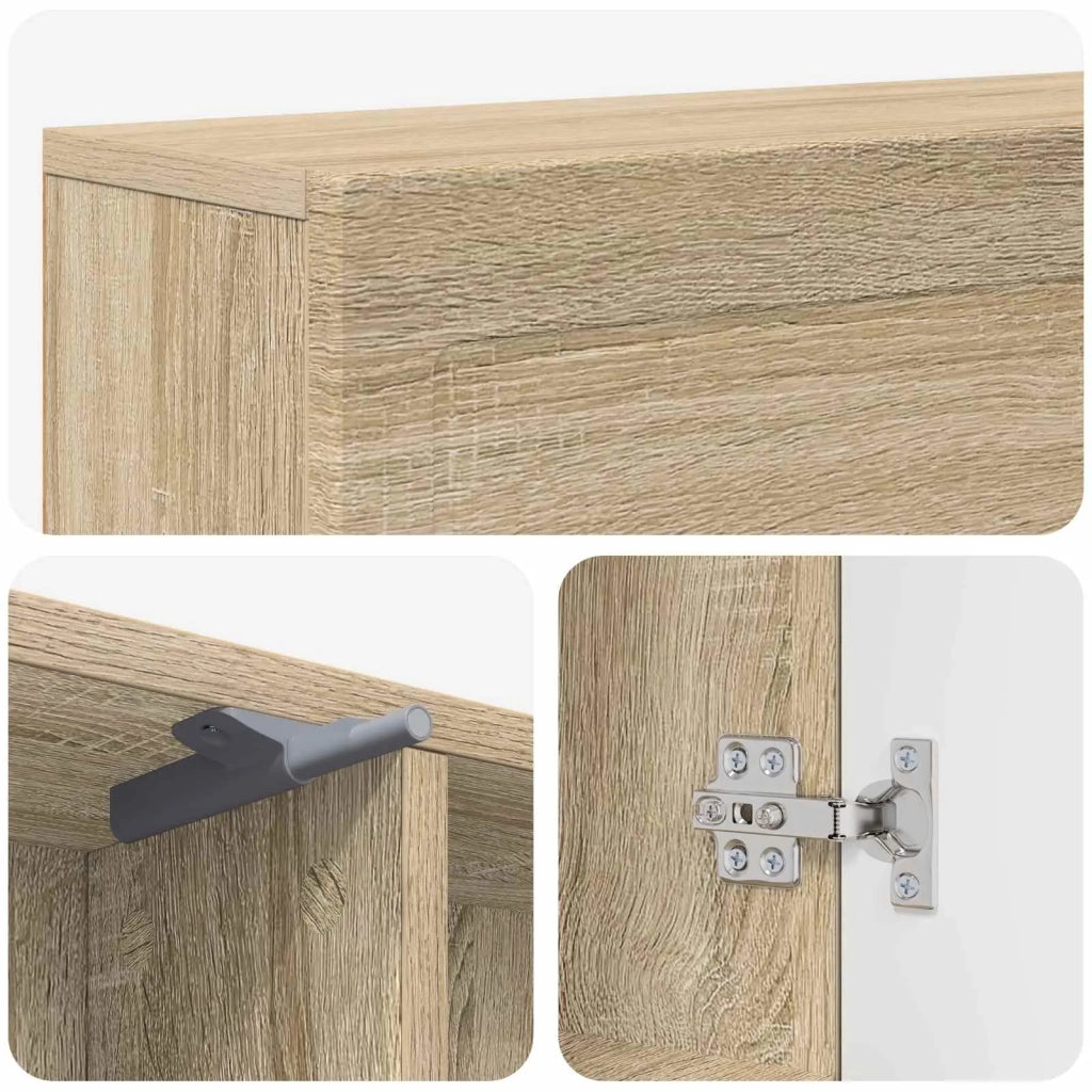 Cornice per camino Rovere Sonoma 102 x 18 x 100,5 cm 8006608