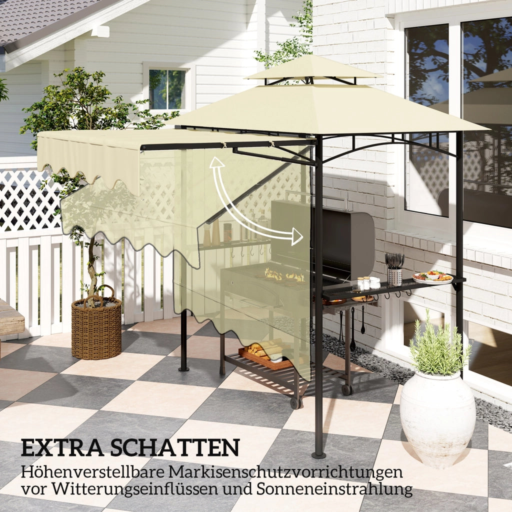 Gazebo da giardino ¨C zephmum ¨C Beige 242x232x248 cm