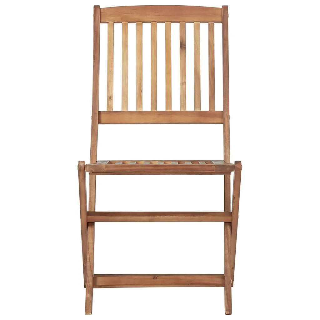 Sedie da Giardino Pieghevoli 6 pz con Cuscini Massello Acacia cod mxl 7766