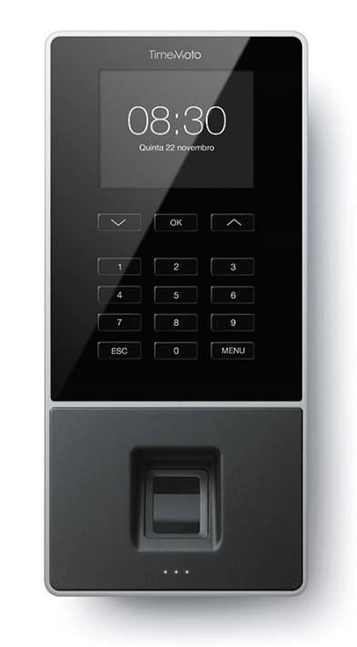 Safescan 125-0586 macchina per scheda temporale Nero Impronta digitale, Password, Smart card AC TFT Collegamento ethernet LAN