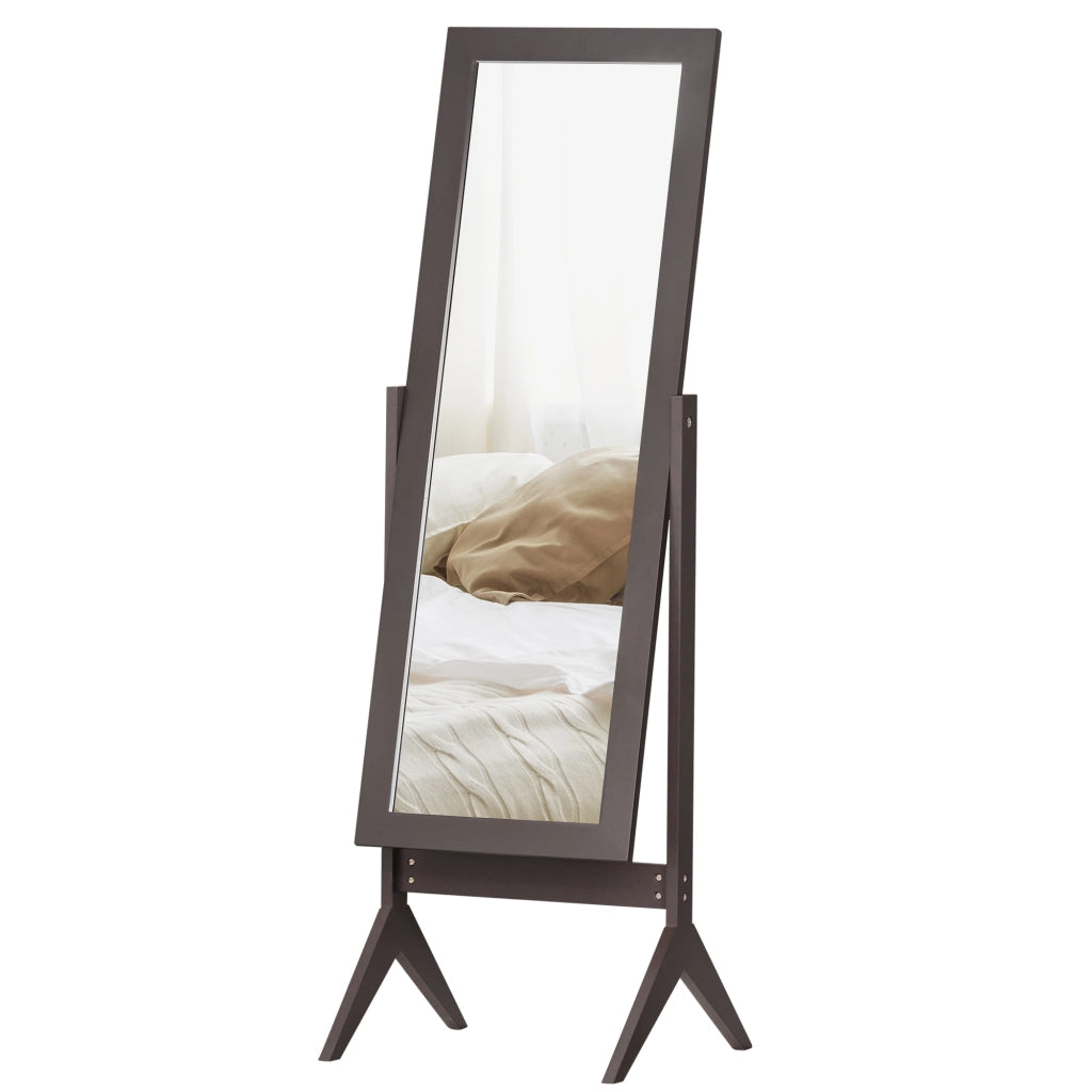 Specchio da parete intero corpo ¨C zephmum ¨C marrone 47x46x148 cm