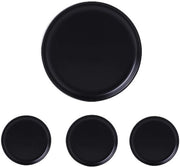Piatti ceramici per antipasto, tavoliolini mini a superficie liscia, piatti da pane 15 cm, piatti dessert 4 pezzi (nero)