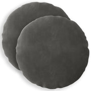 Cuscino con cuscino HEERLEN 2 pz Grigio Scuro Velluto 929665