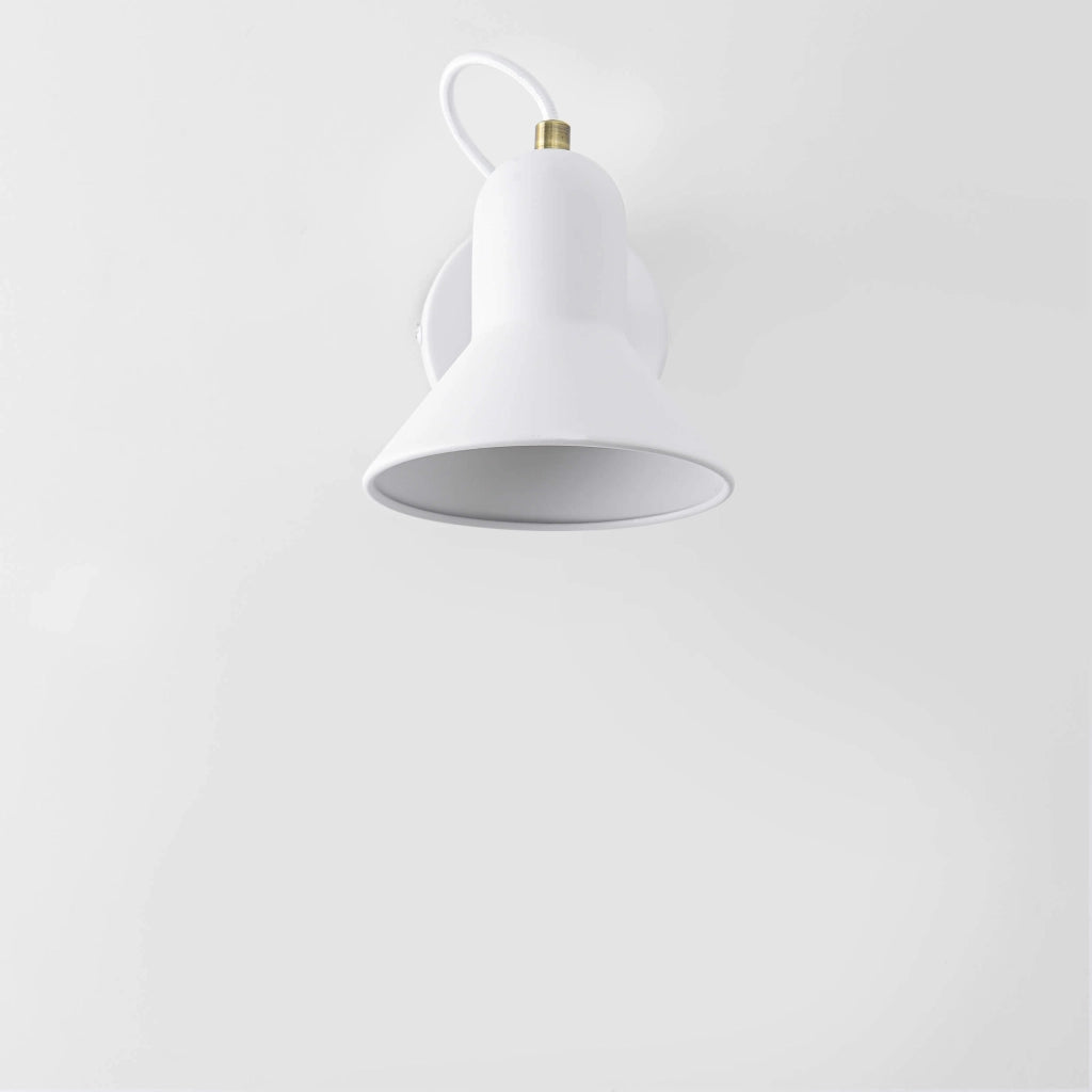 Applique Astama bianca 1xE27 con interruttore Light Prestige
