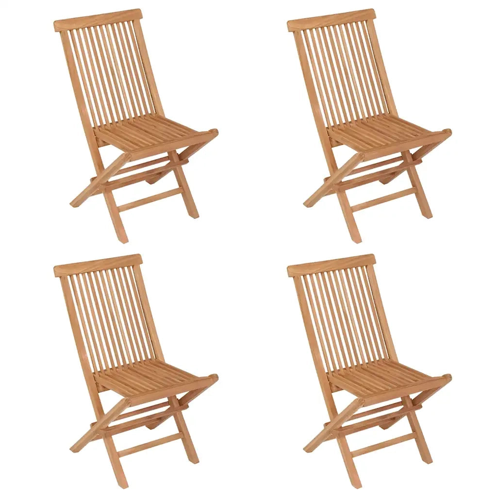 Set da Pranzo da Giardino 5 pz in Legno Massello di Teak 3059583