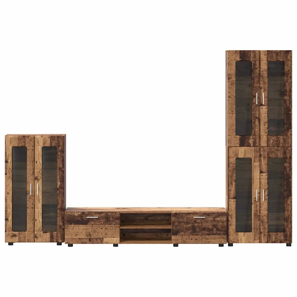 Set mobile TV FLORIN 3 pcs Legno vecchio Legno multistrato