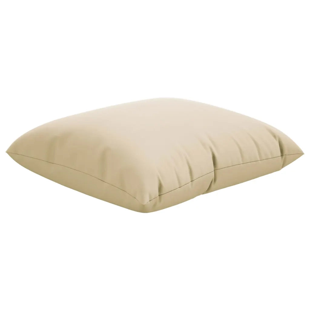 Cuscini per Divano 4 pz Beige 50x50 cm in Tessuto