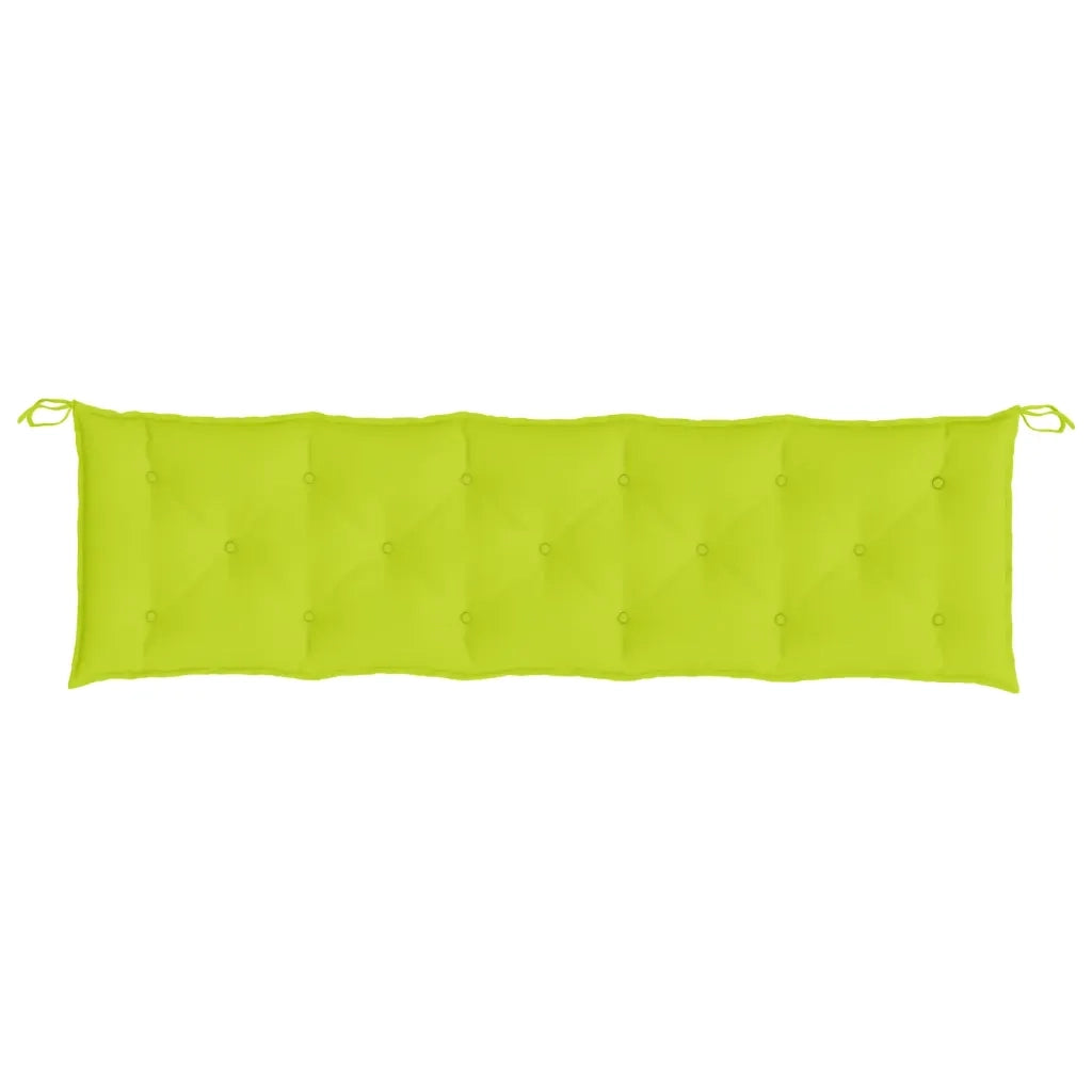 Cuscino per Panca Verde Brillante 180x50x7 cm in Tessuto Oxford 361632