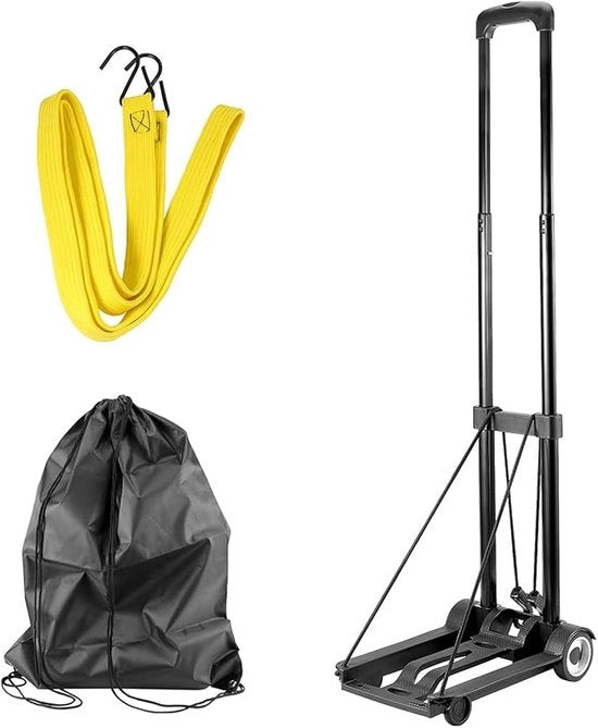 Carrello trasportabile pieghevole leggero e compatto 25 kg