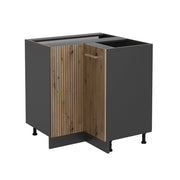 Mobile ad angolo cucina R-Line Rovere artigianale/Antracite 75.6 cm senza piano di lavoro Vicco