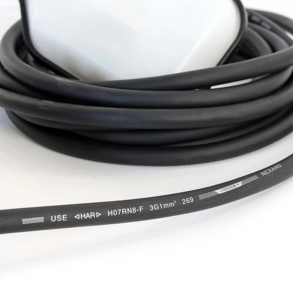 Interruttore a galleggiante antitrabocco per laghetti con cavo da 5m