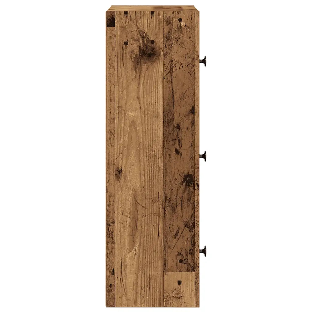 vidaXL Libreria Legno Vecchio 40x24x77 cm in Truciolato