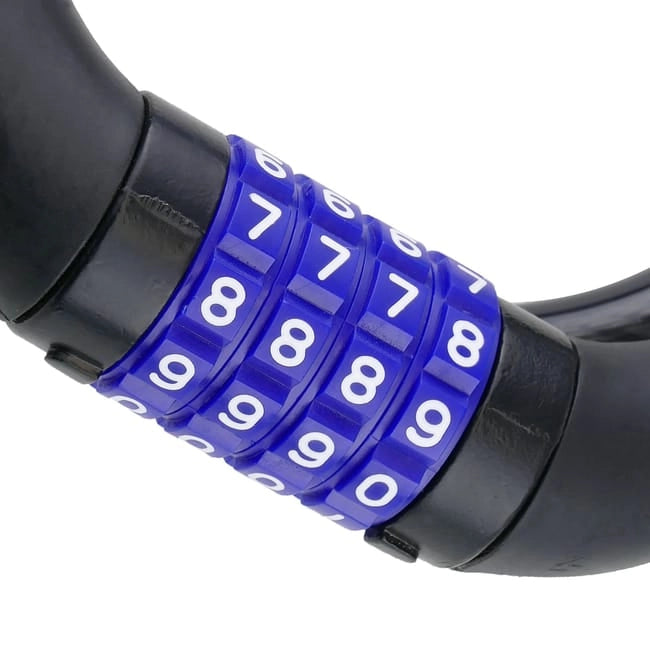 Lucchetto Bicicletta Cavo Acciaio 12x800 mm Combinazione Cambiabile | 65346