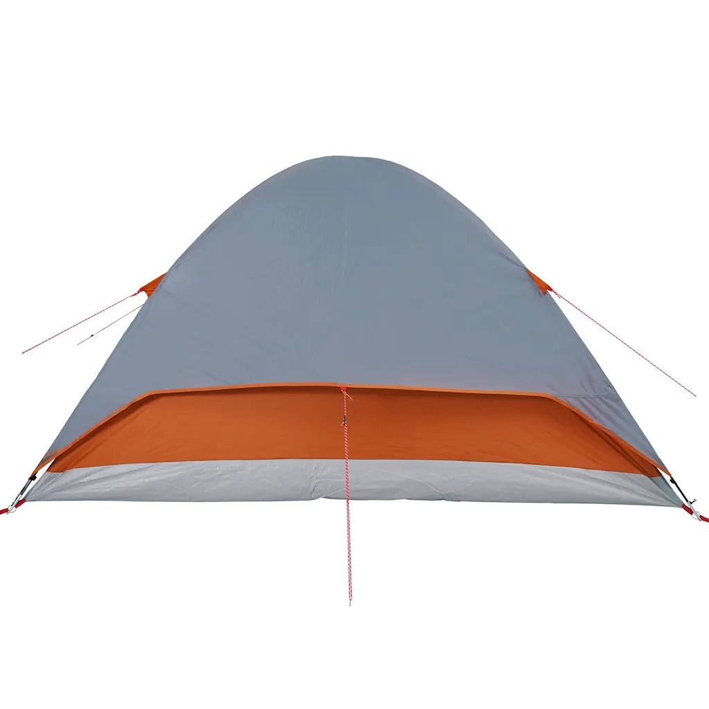 Tenda Familiare a Cupola 6 Persone Arancione Impermeabile 94553