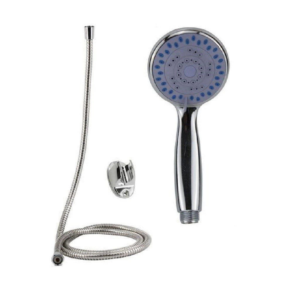 Trade Shop - Kit Doccetta Bagno Doccino Soffione Doccia Con Laccio 1,8 Mt Tondo Staffa 69057 -