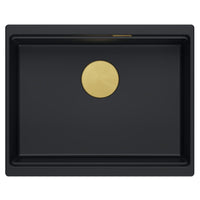 Lavello In Granito Logan 100 Black Rame