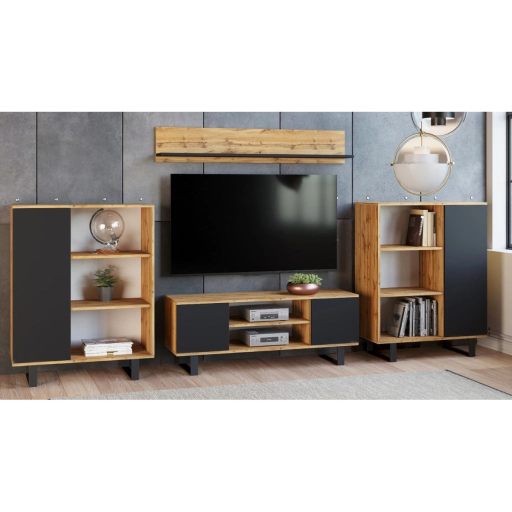 Mobile TV Focus in Rovere Craft e Nero