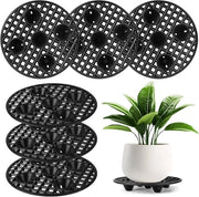 Standard di pianta in plastica 20 cm - sostituzione di vaso per piante - supporto per pianta con grata per drenaggio - supporti per piante per interno e esterno - scala per bonsai - supporto per piante con grata.