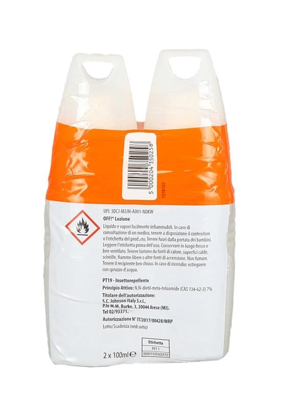 OFF REPELLENTE ANTIZANZARE LOZIONE BIPACCO 100 ML NE PUNTI NE UNTI