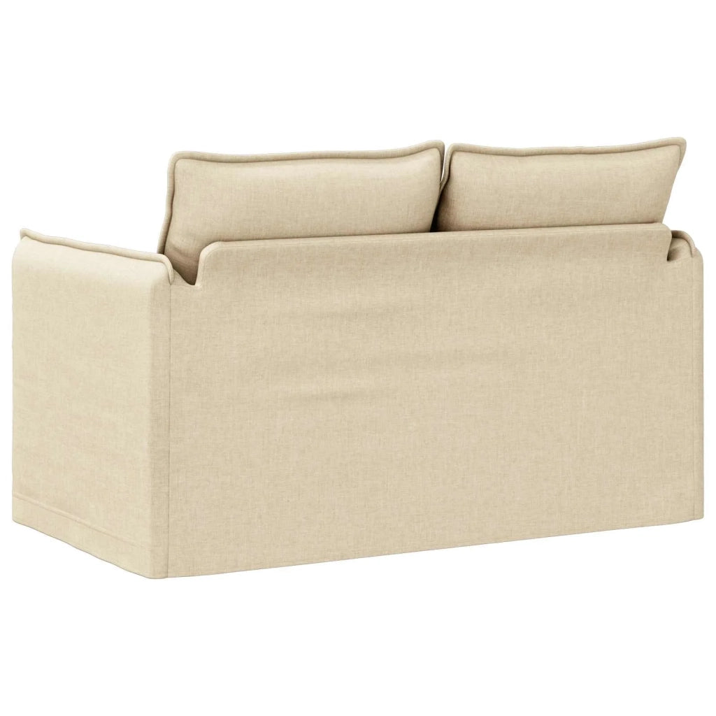 Divano Crema 136 x 82 x 85 cm Tessuto 42024516